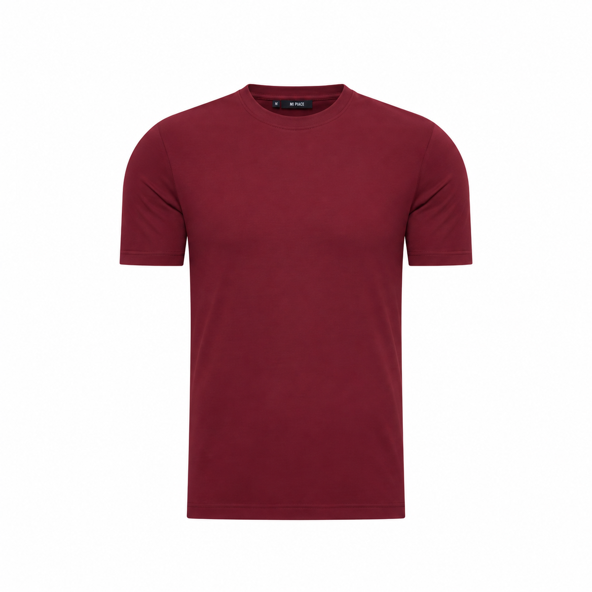 Elegance Shiny T-shirt - Burgundy