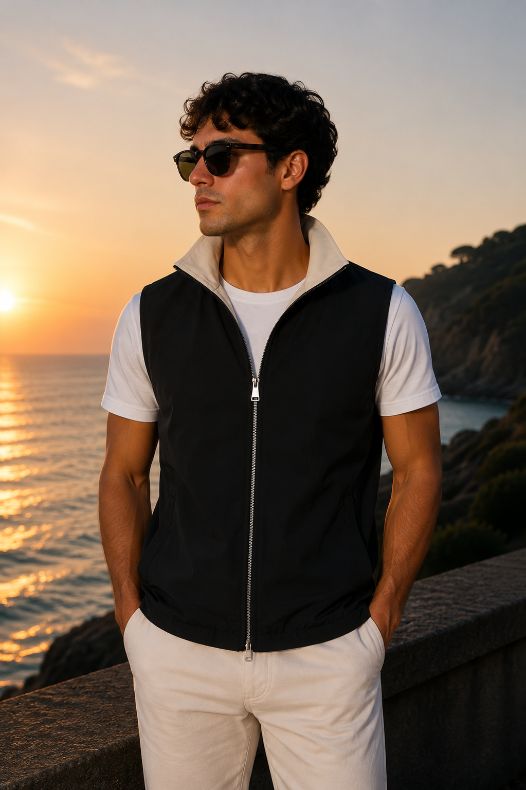 Elegance Reversible Gillet - Black / Kith