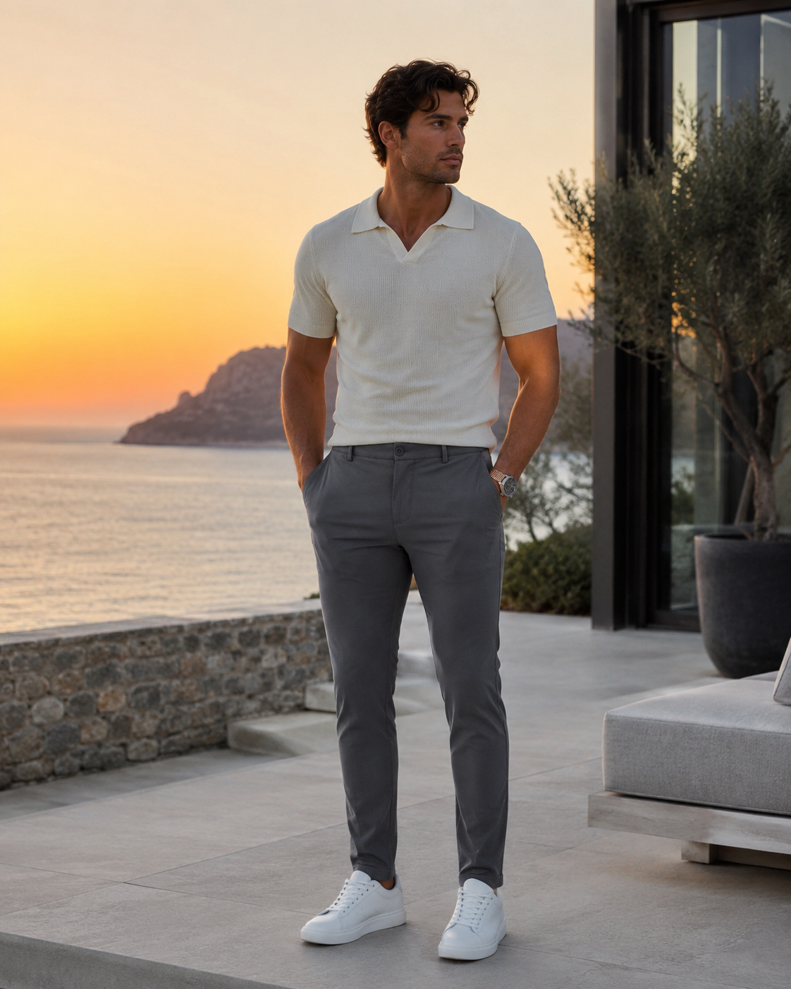 Elegance Pantalon - Dark Grey