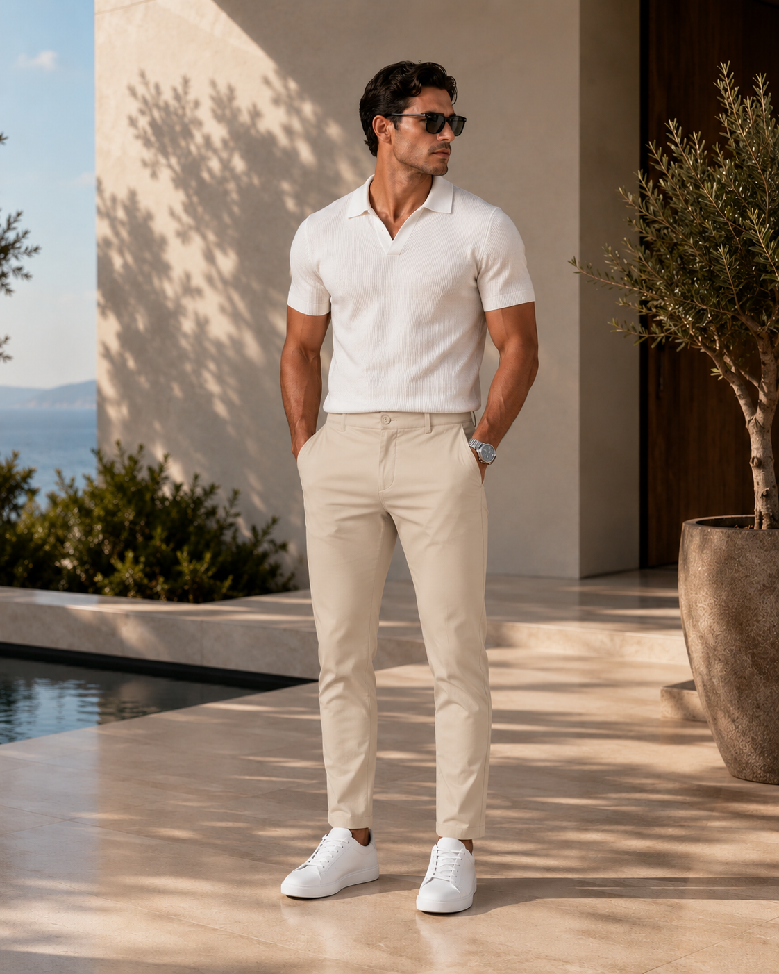 Elegance Pantalon - Sand