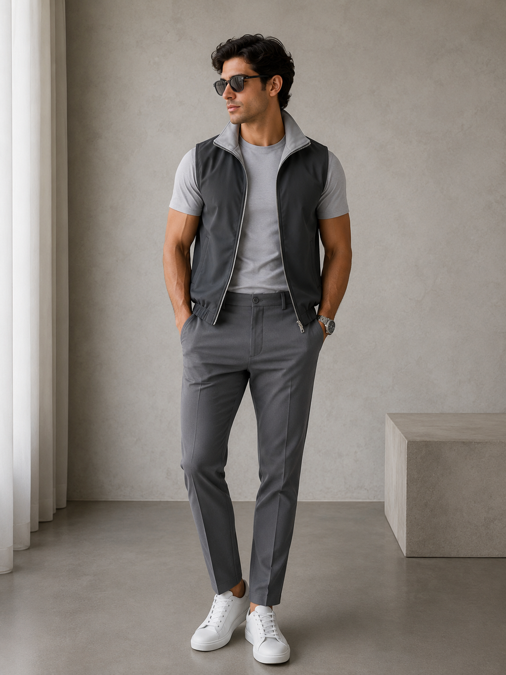 Elegance Reversible Bundle - Dark Grey/ Light Grey