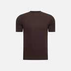 Elegance Shiny T-shirt - Espresso