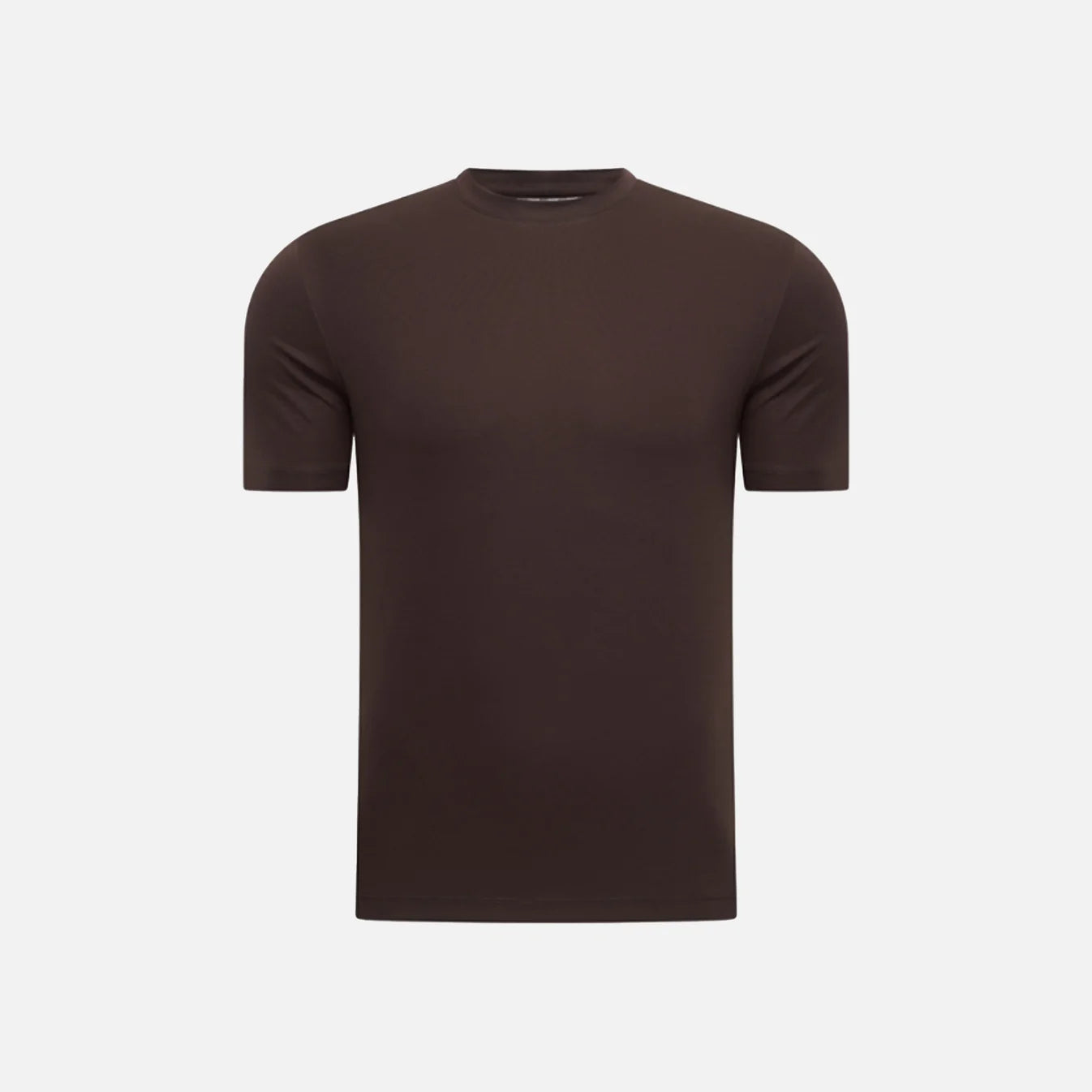 Elegance Shiny T-shirt - Espresso