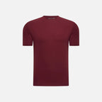 Elegance Shiny T-shirt - Burgundy