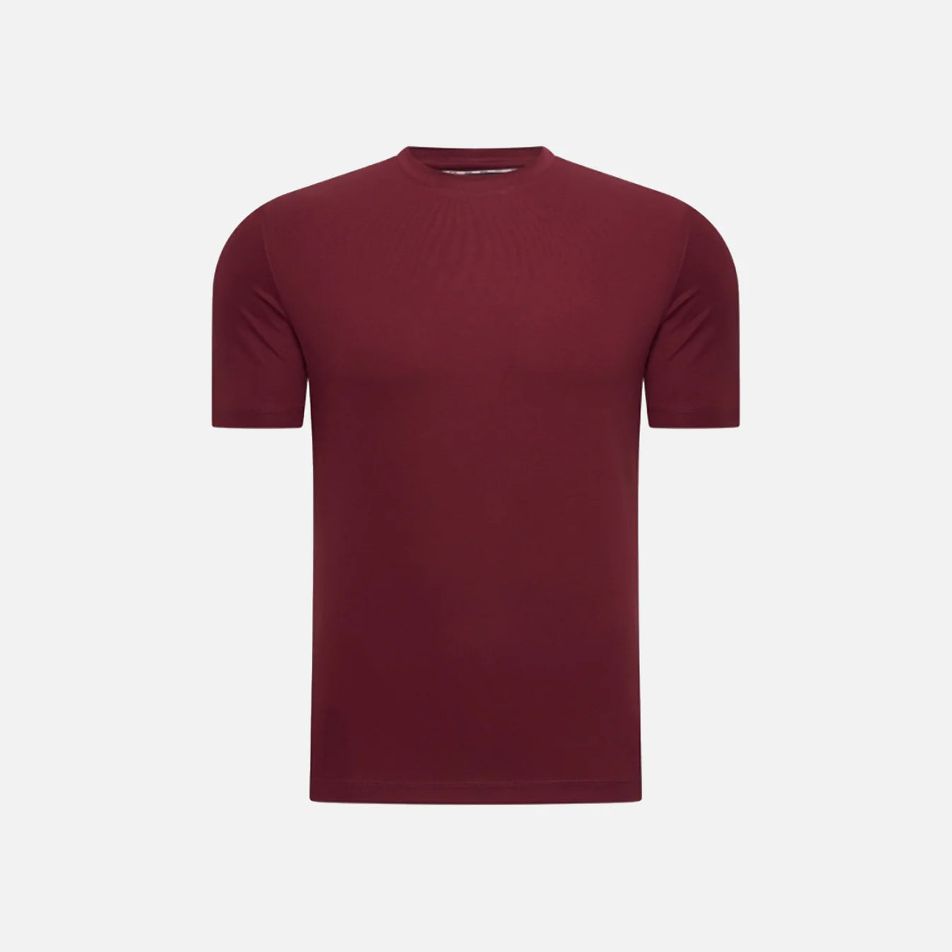 Elegance Shiny T-shirt - Burgundy