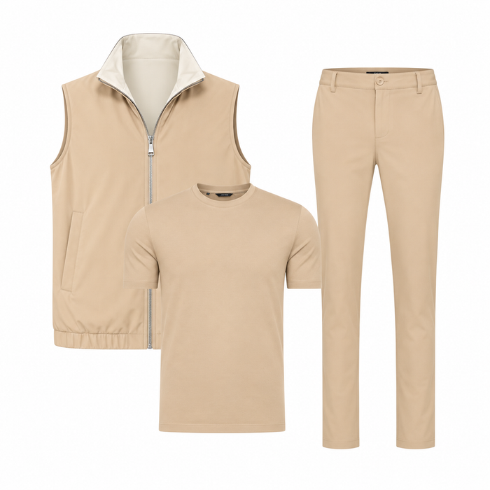 Elegance Reversible Bundle - Beige/ Kith