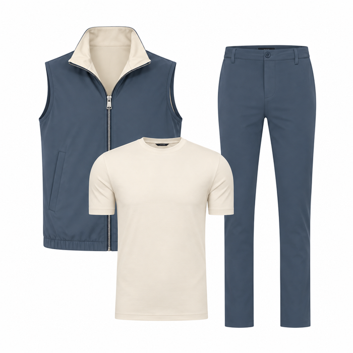 Elegance Reversible Bundle - Cloud Blue