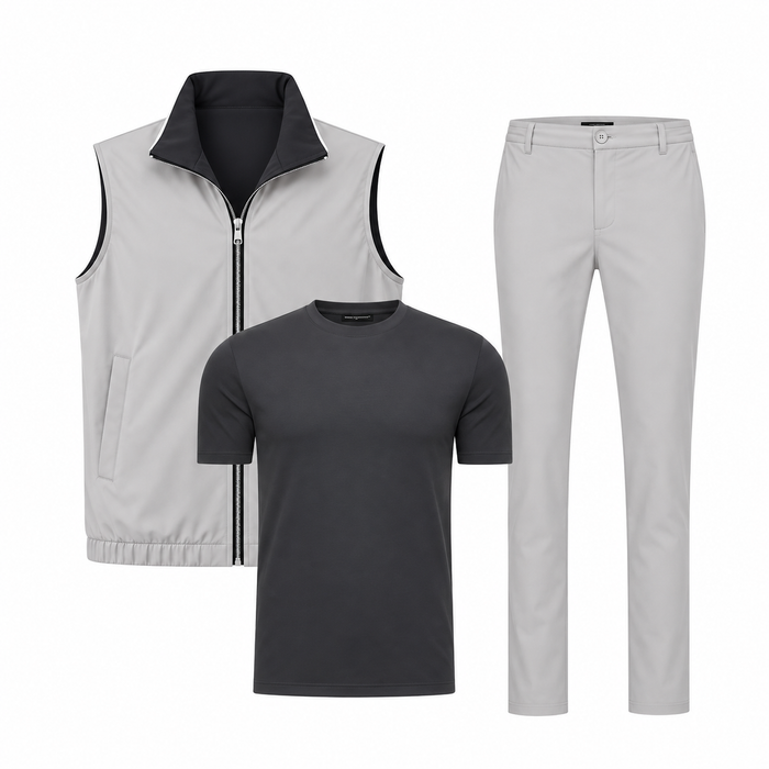 Elegance Reversible Bundle - Light Grey/ Dark grey