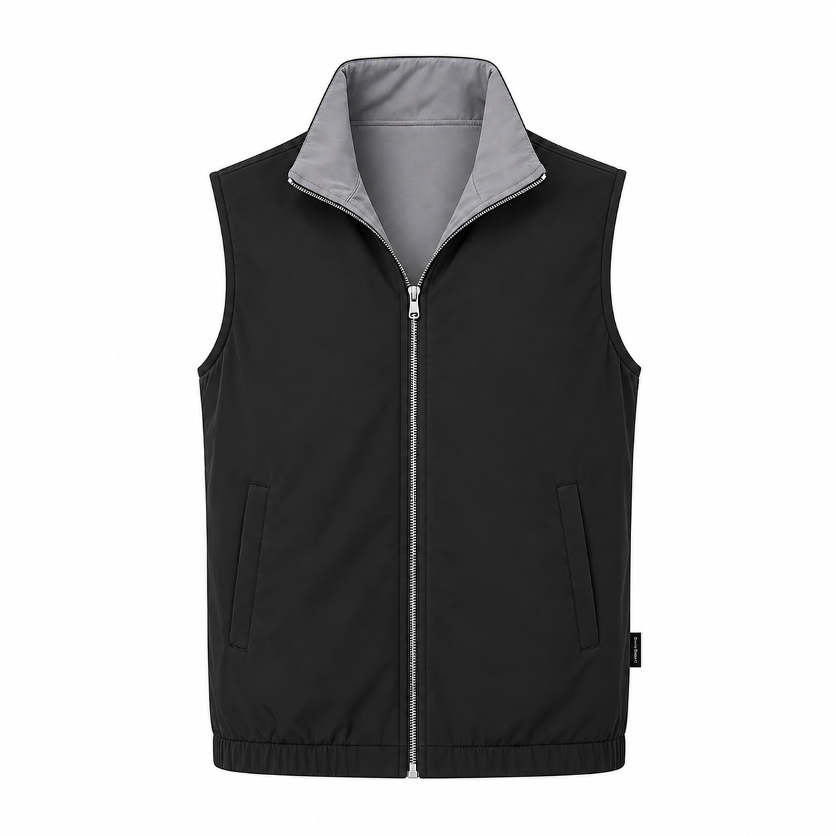 Elegance Reversible Gillet - Black / Grey
