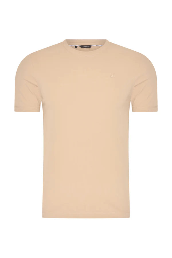 Elegance Shiny T-shirt - Latte
