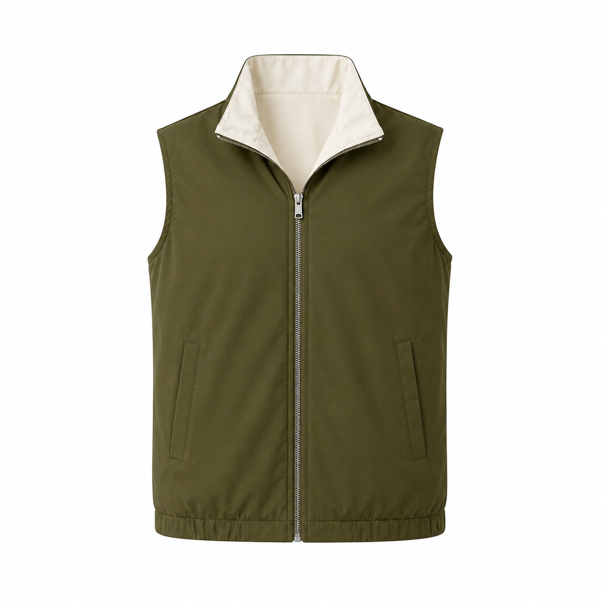 Elegance Reversible Gillet - Olive / Kith