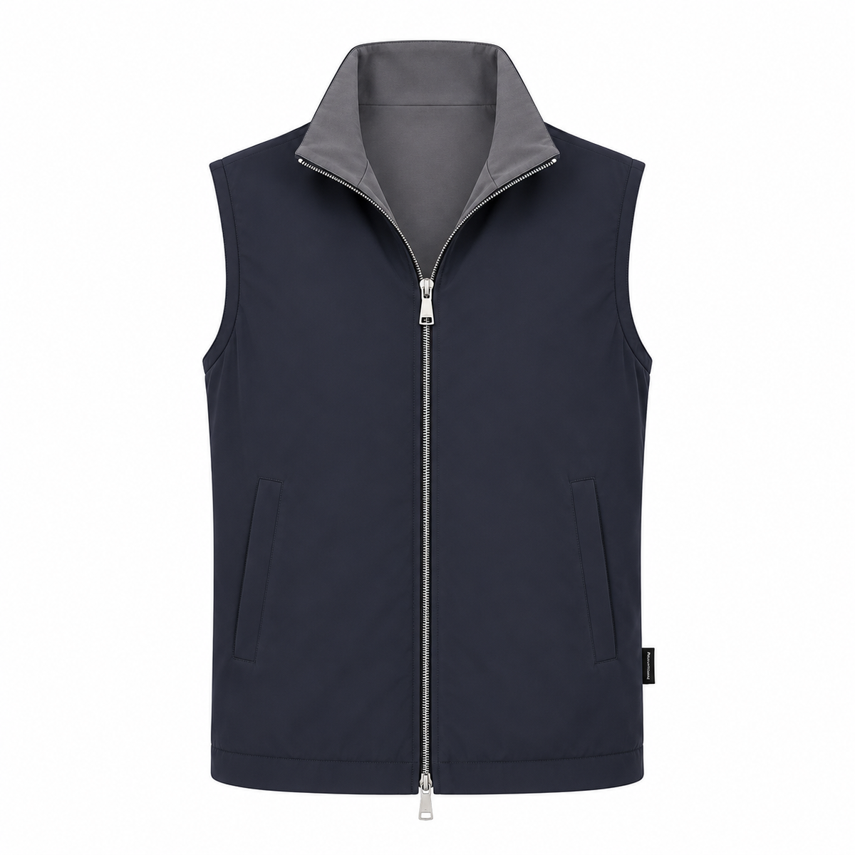 Elegance Reversible Gillet - Dark Blue / Dark Grey
