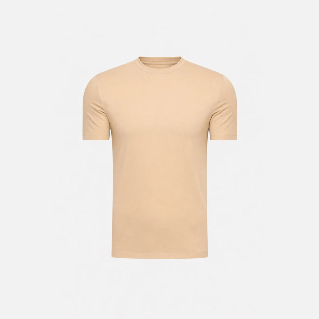 Elegance Shiny T-shirt - Beige