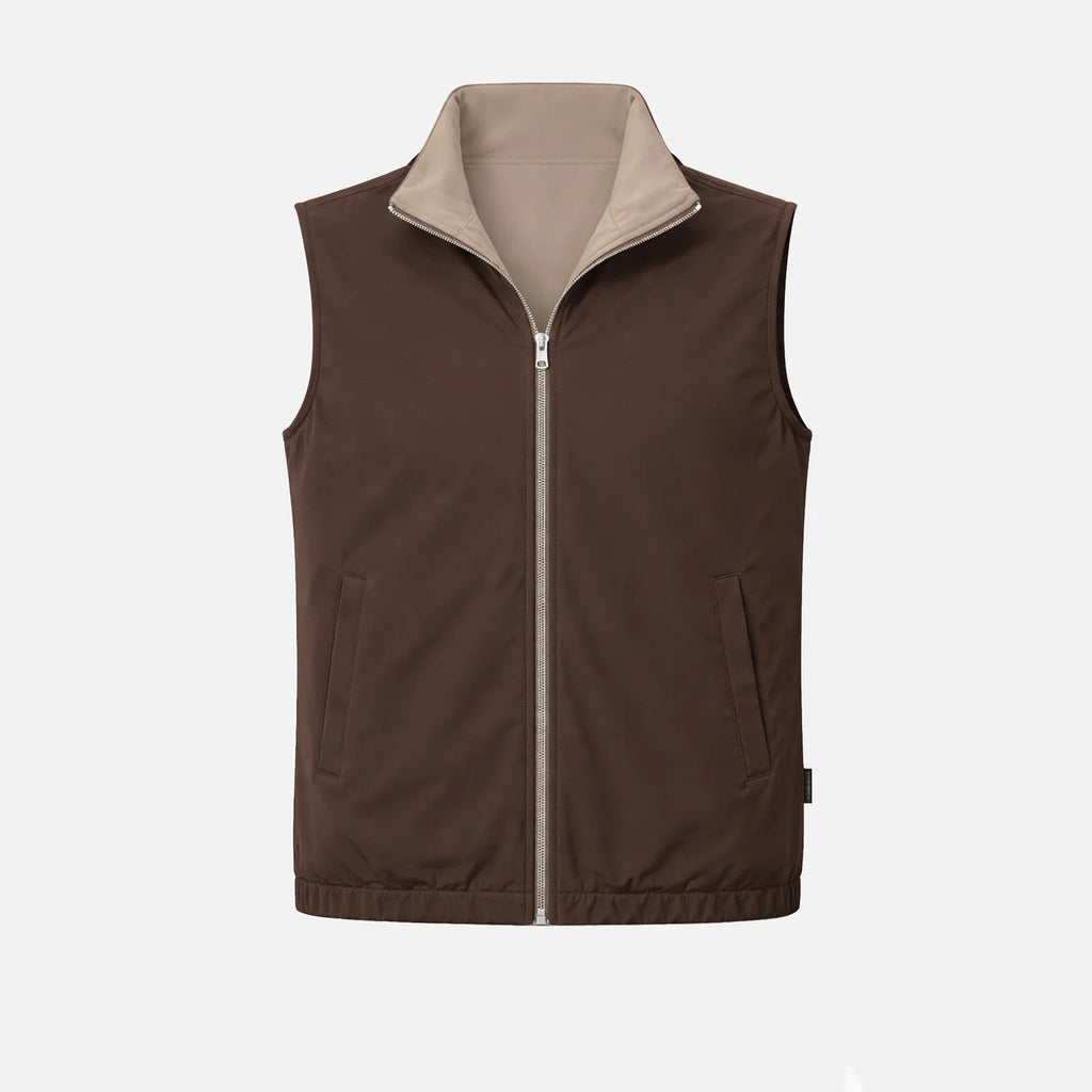 Elegance Reversible Gillet Espresso Falcon