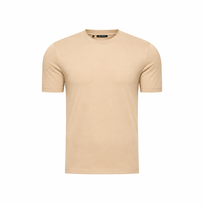 Elegance Shiny T-shirt - Beige