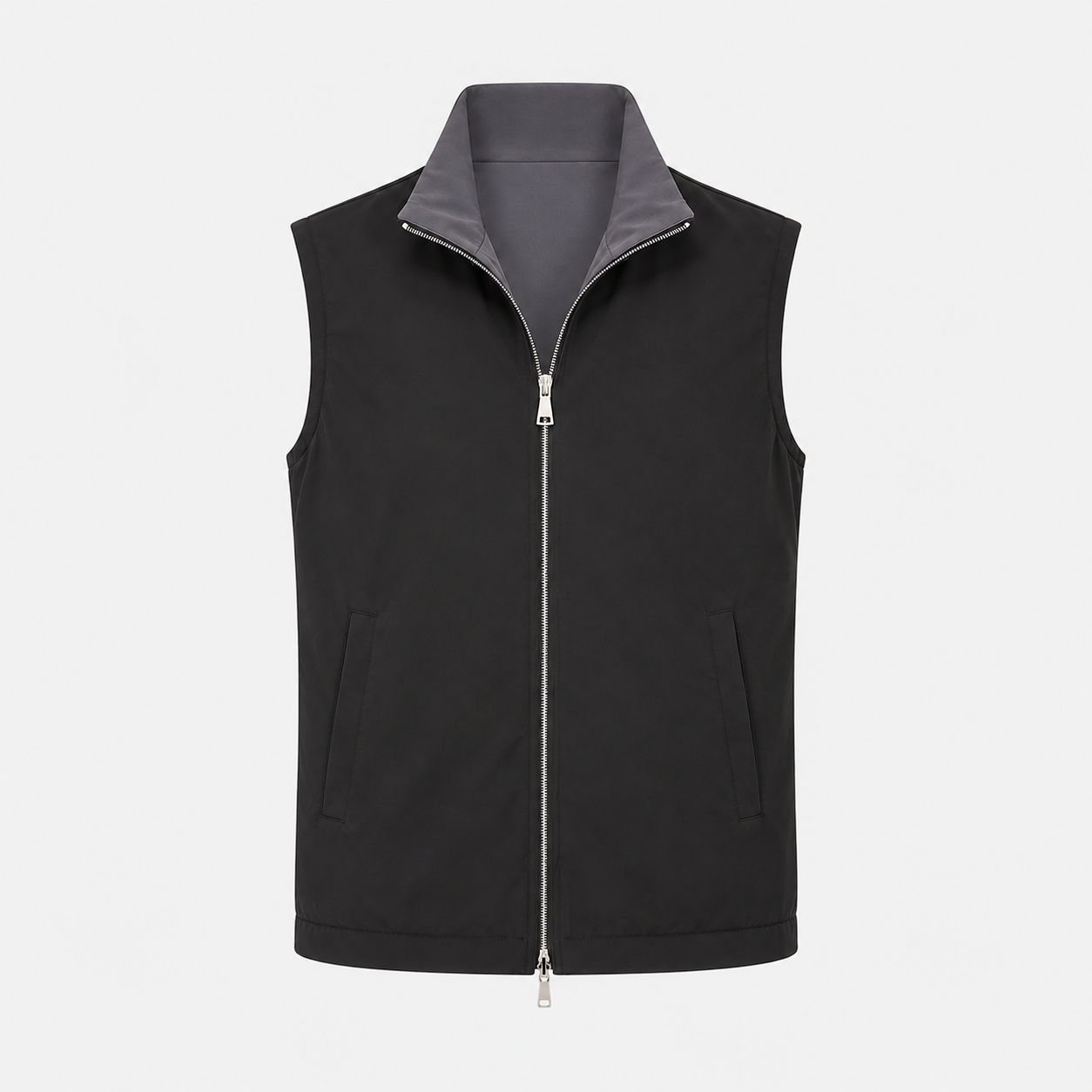 Elegance Reversible Gillet - Black / Grey