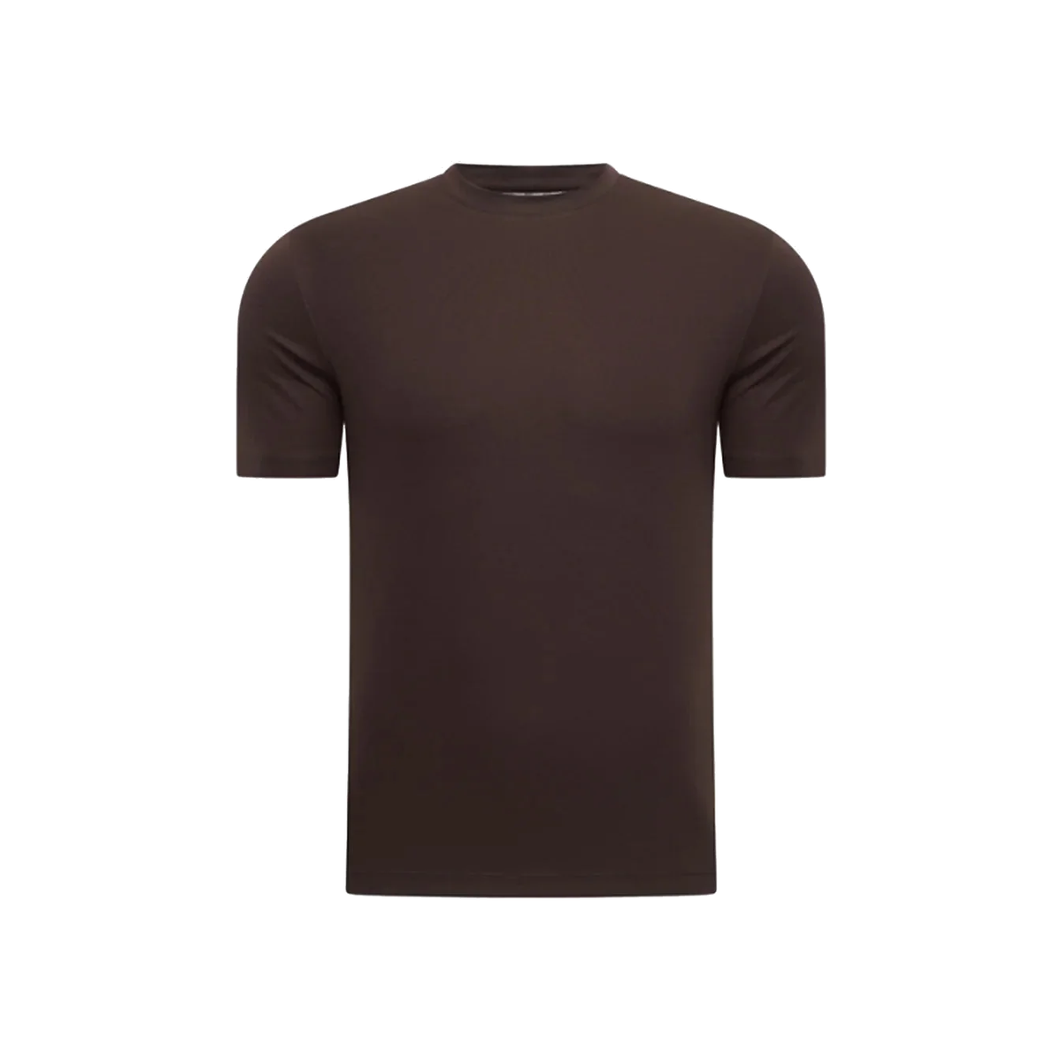 Elegance Shiny T-shirt - Espresso