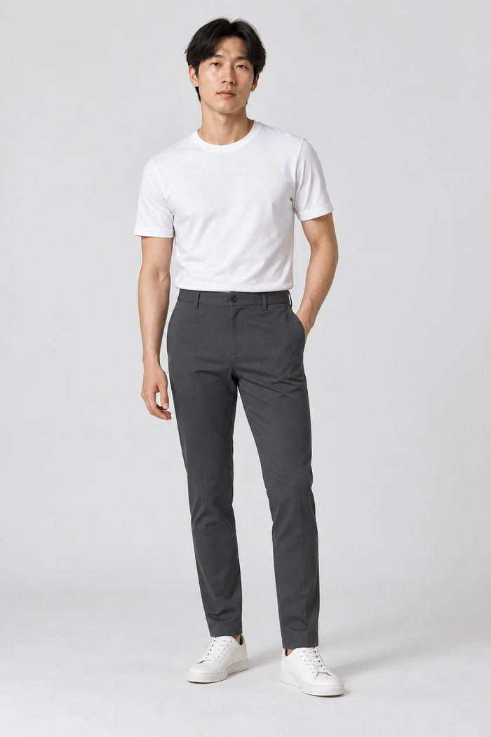 Elegance Pantalon - Dark Grey — gecombineerd in een outfit