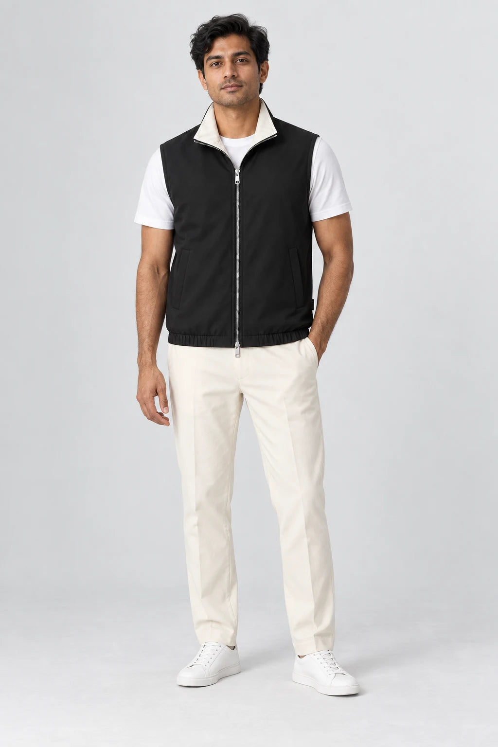 Elegance Reversible Gilet - Black / Kith