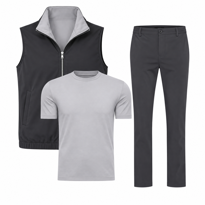 Elegance Reversible Bundle - Dark Grey/ Light Grey