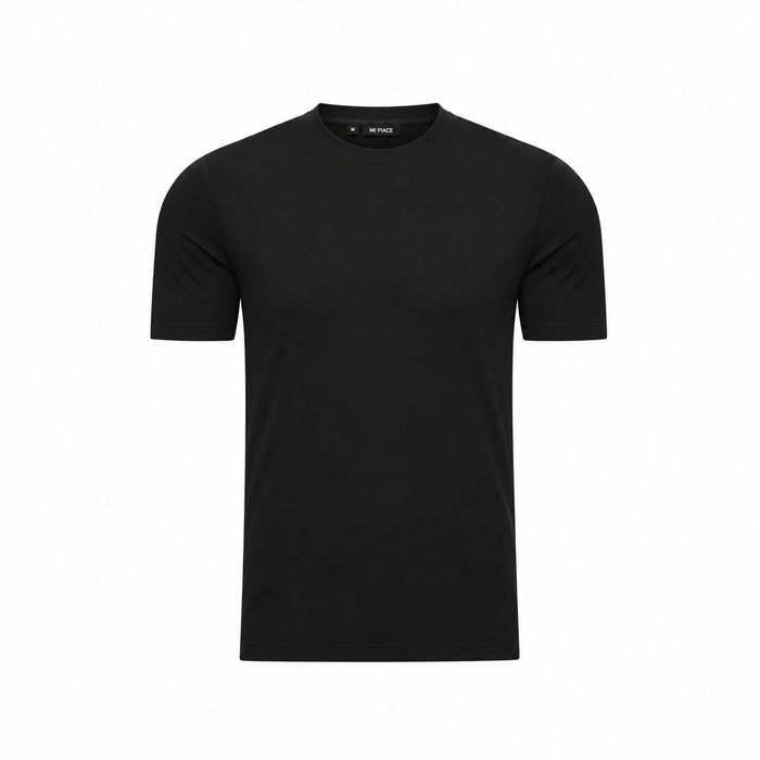 Elegance Shiny T-shirt - Black