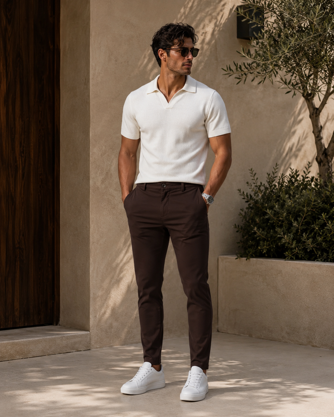 Elegance Pantalon - Espresso