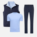 Elegance Reversible Bundle - Baby blue/ Navy Blue