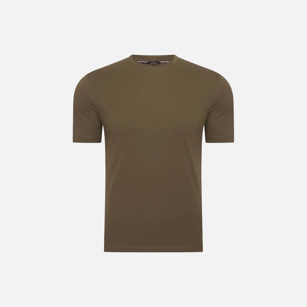 Elegance Shiny T-shirt - Olive
