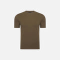 Elegance Shiny T-shirt - Olive